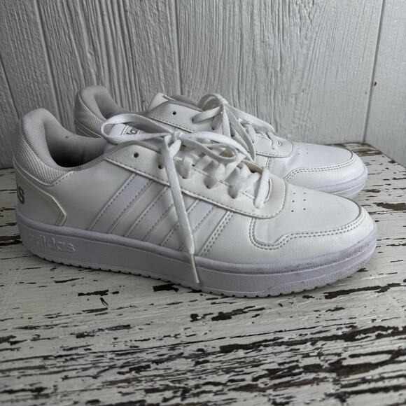 Adidas Hoops 2.0 Women's Sneakers Cloud White FY6024 Size 11 Basketball Shoes - Picture 12 of 12